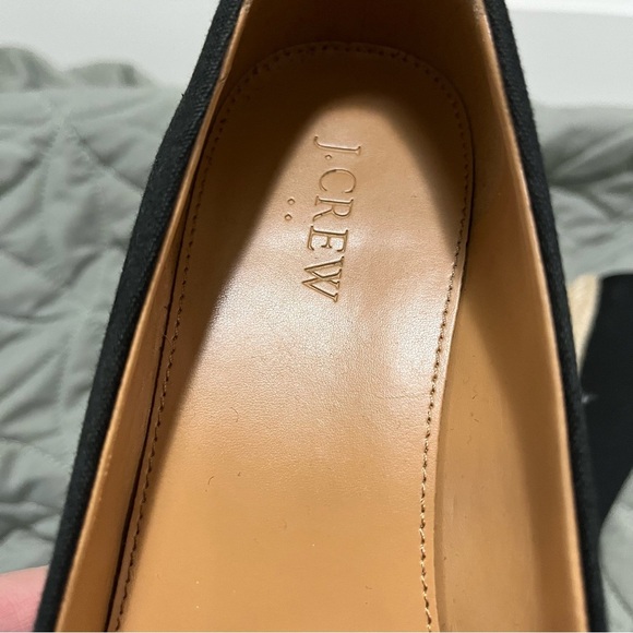 J Crew Canvas espadrille wedges Platform with Jute Size 9 - Picture 4 of 8
